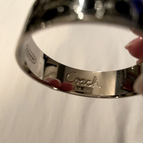 COACH Bangle with Signature Cs - black/silver - Picture 3 of 5